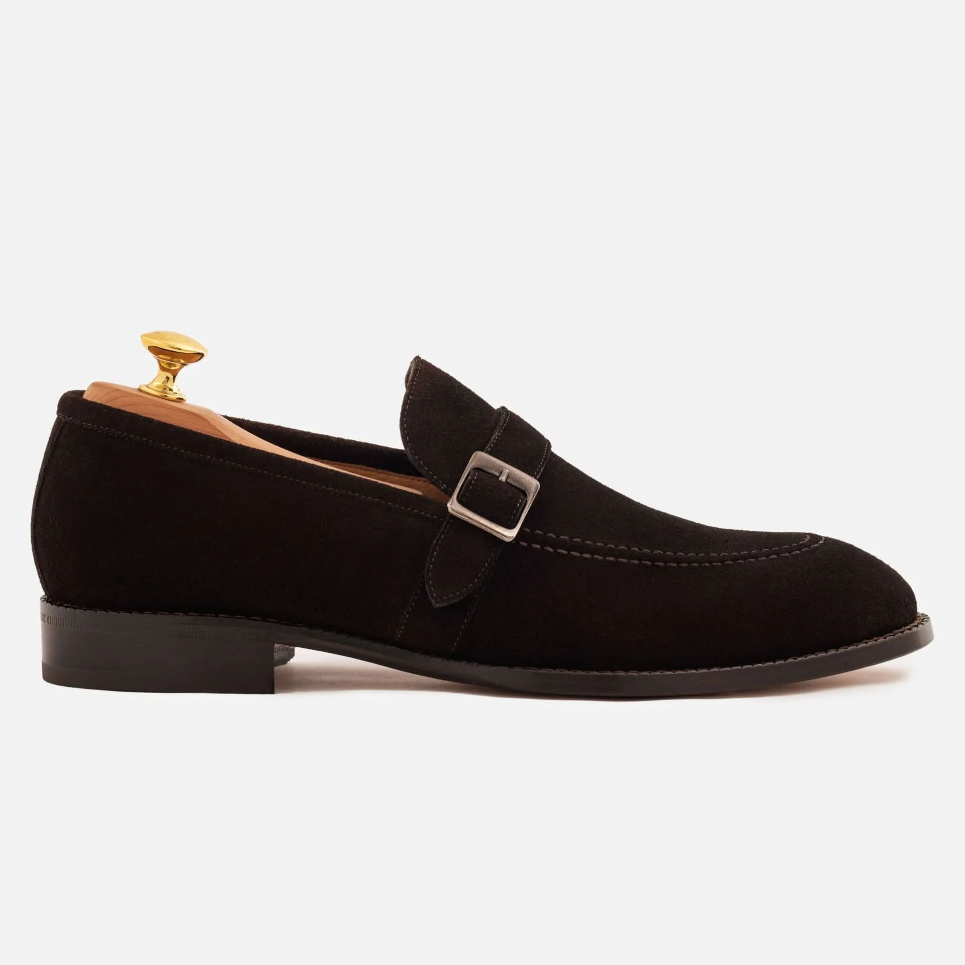Archie Belted Loafer - Men’s Water-Repellent Suede - Image 2