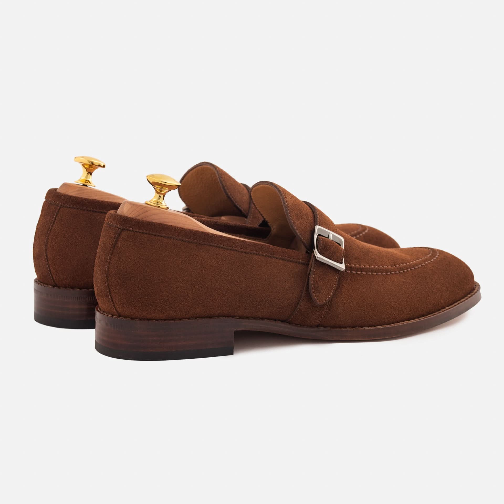 Archie Belted Loafer - Men’s Water-Repellent Suede - Image 8