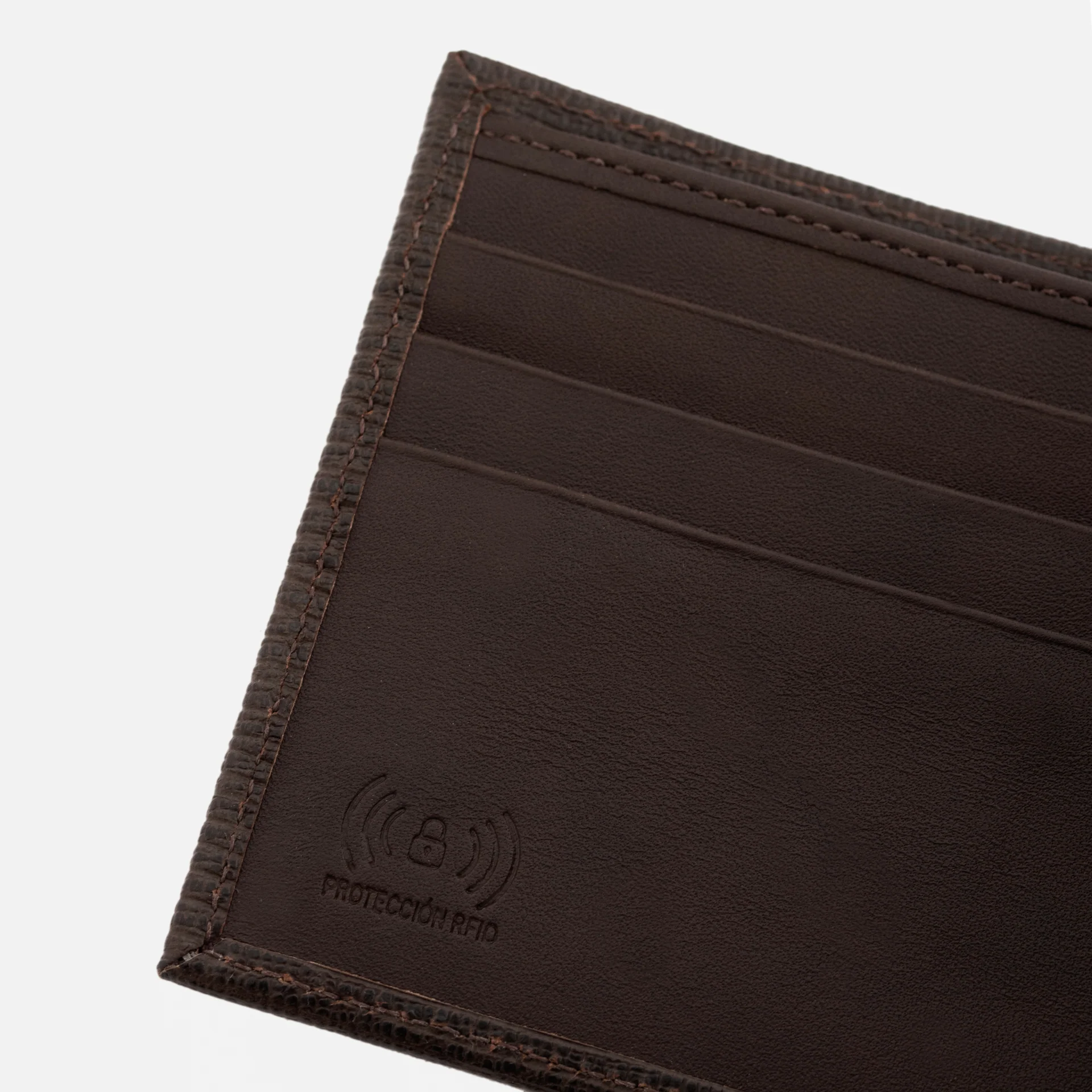 Bennett Bifold Wallet - Men’s  Embossed Leather - Image 9