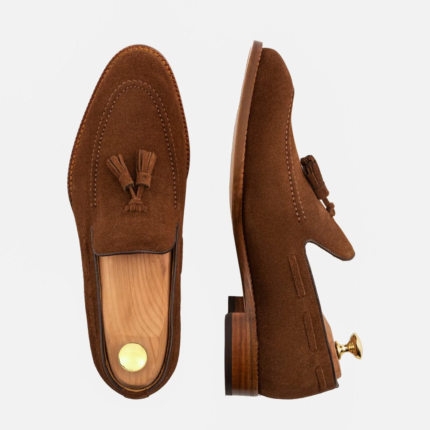 Bernard Tassel Loafers - Suede - Men's - Image 9