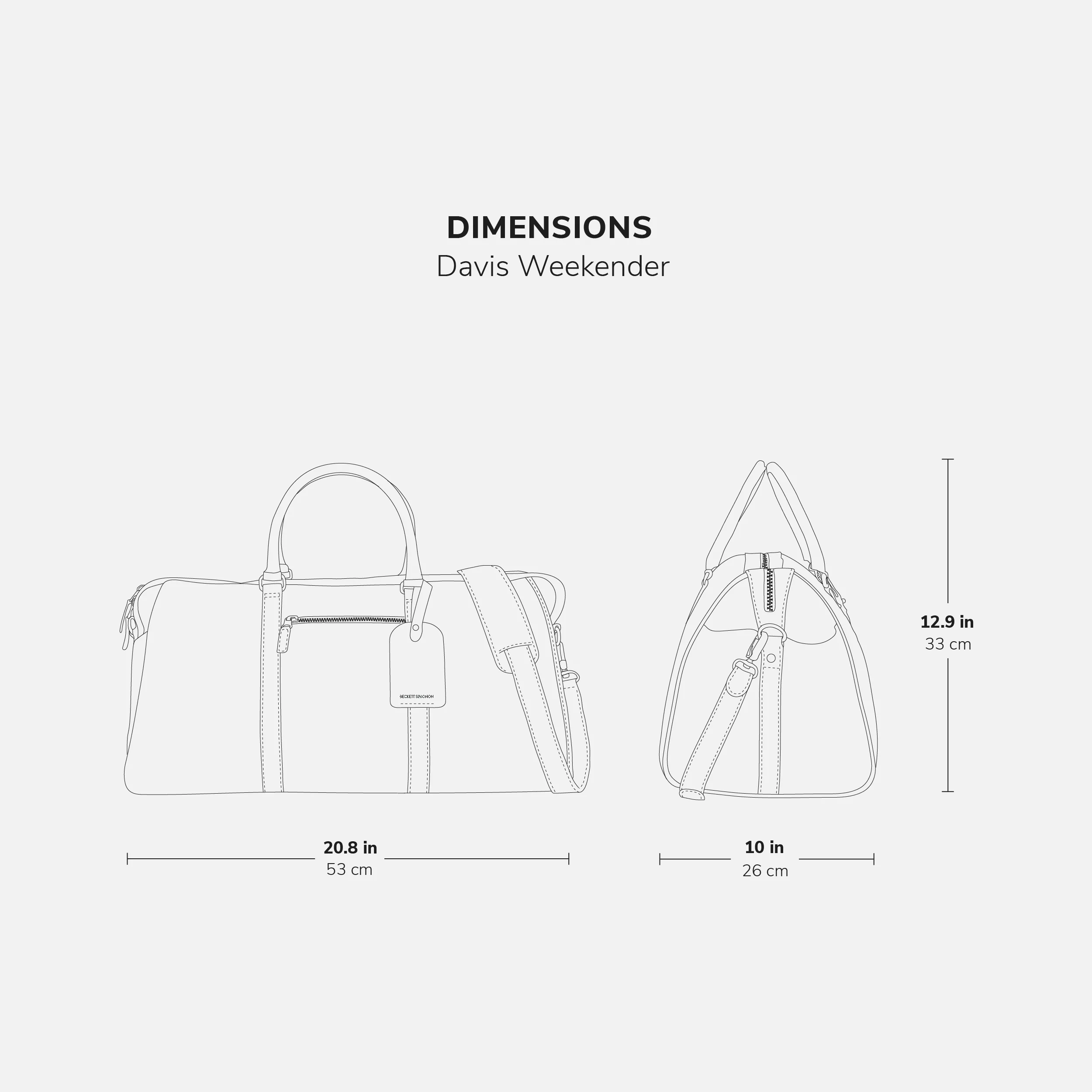 Davis Weekender Bag - Waxed Canvas and Pull-Up Leather - Men's - Image 21