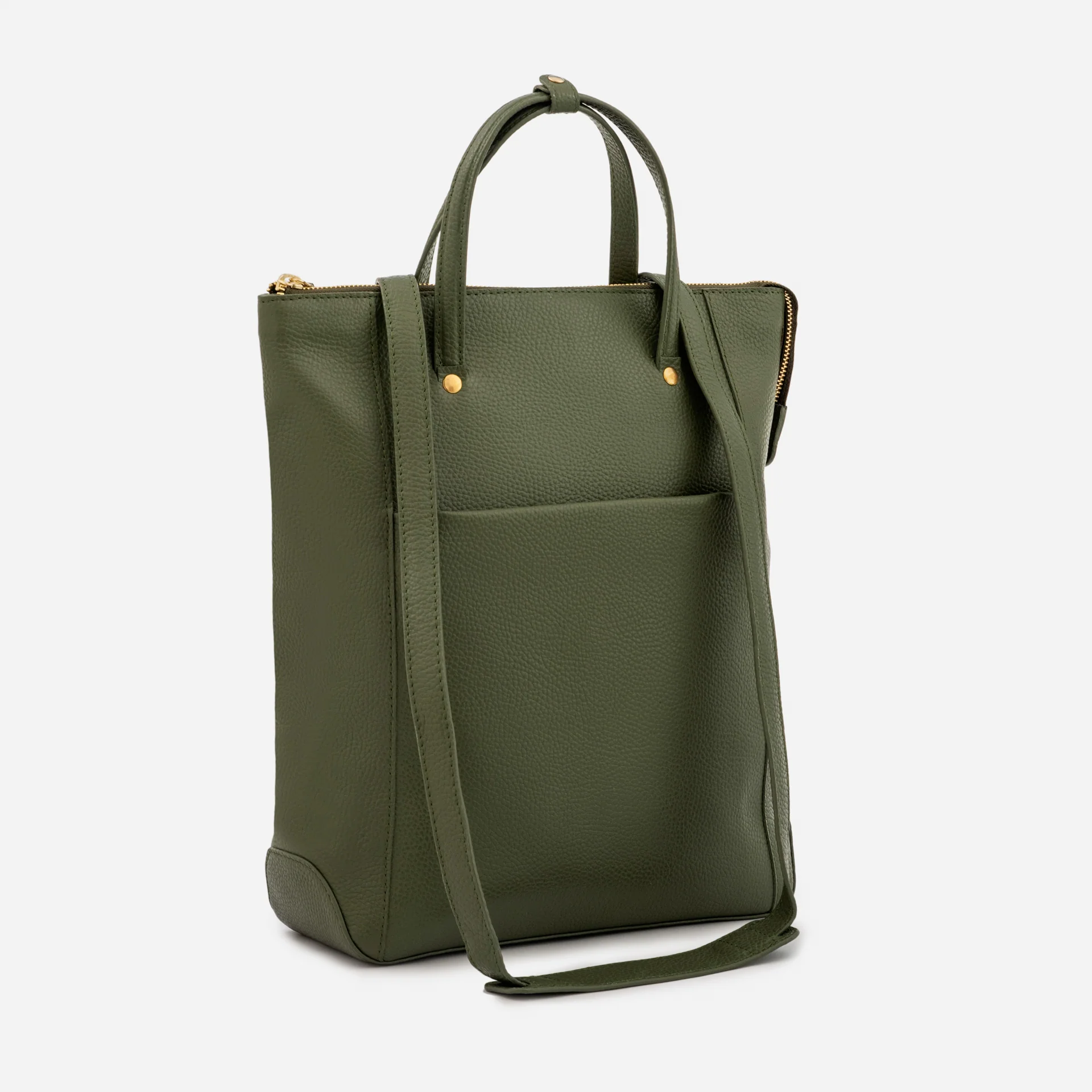 Inez Multi Use Backpack - Women’s Pebbled Leather - Image 6