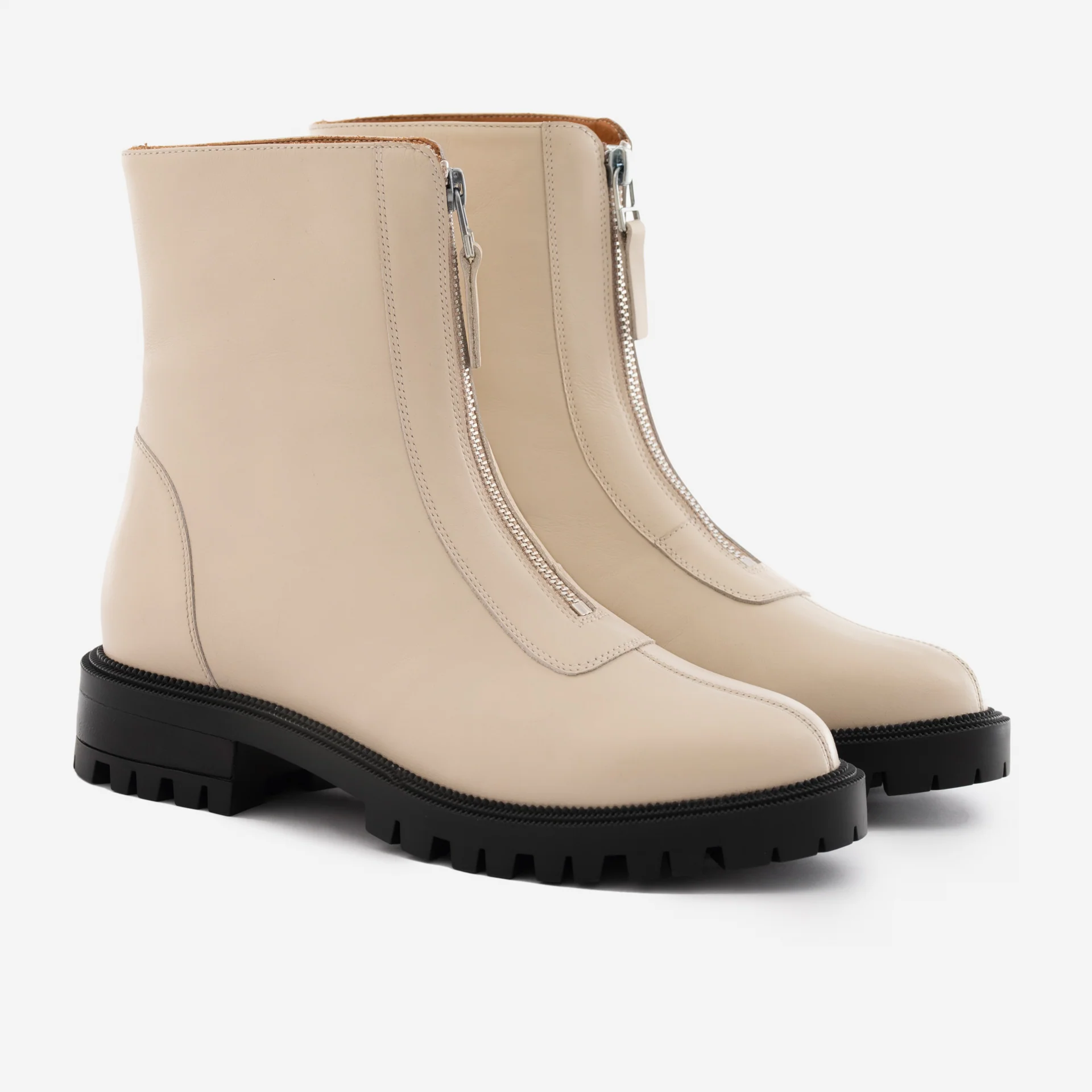 Jenna Zip Up Boots - Women’s  Full-Grain Leather - Image 6