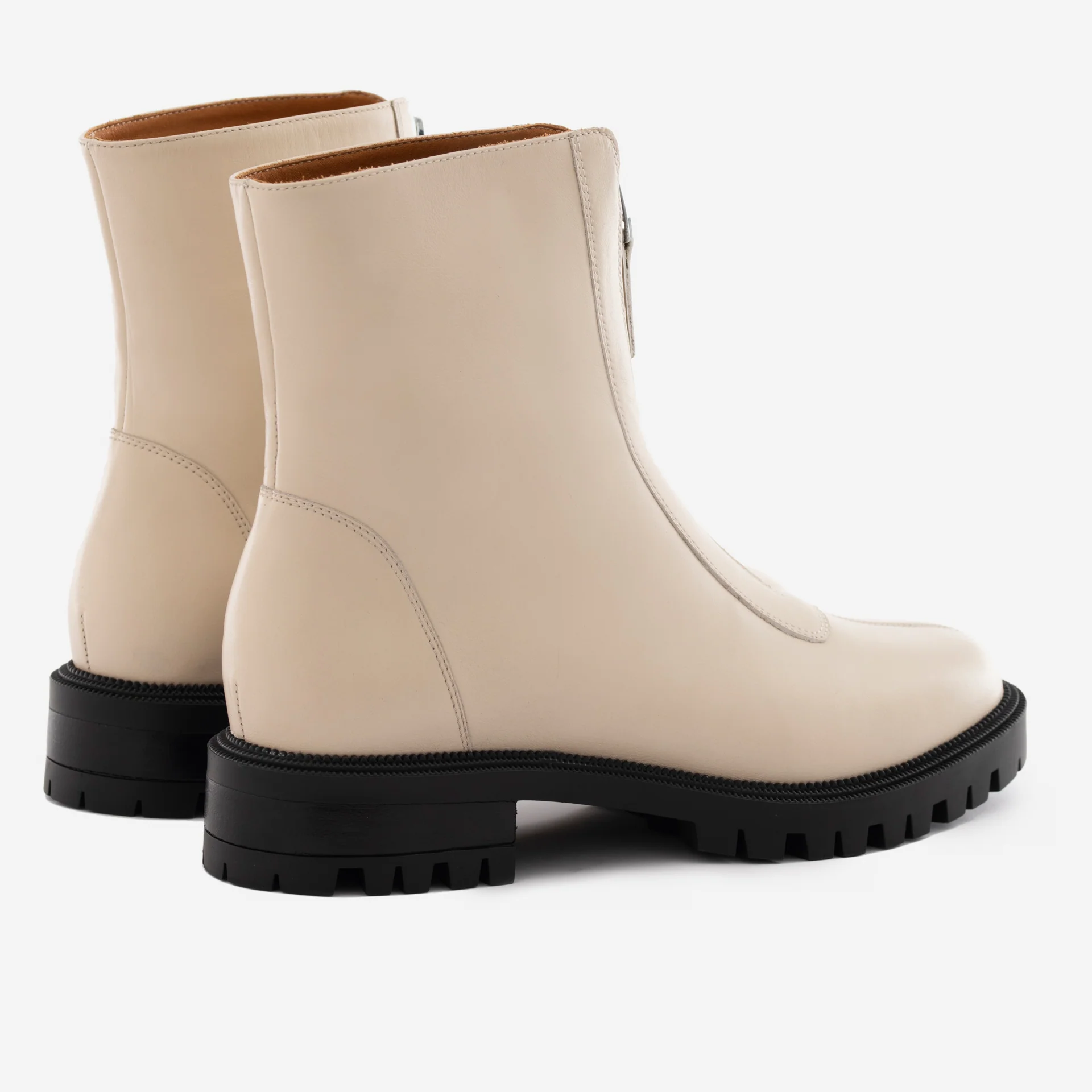 Jenna Zip Up Boots - Women’s  Full-Grain Leather - Image 8