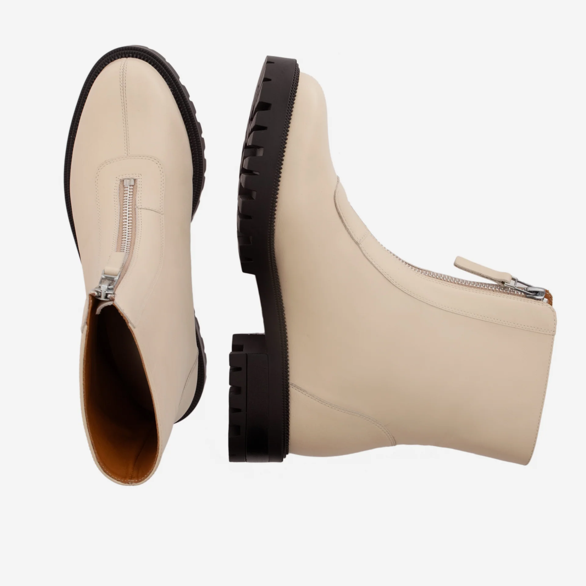 Jenna Zip Up Boots - Women’s  Full-Grain Leather - Image 9