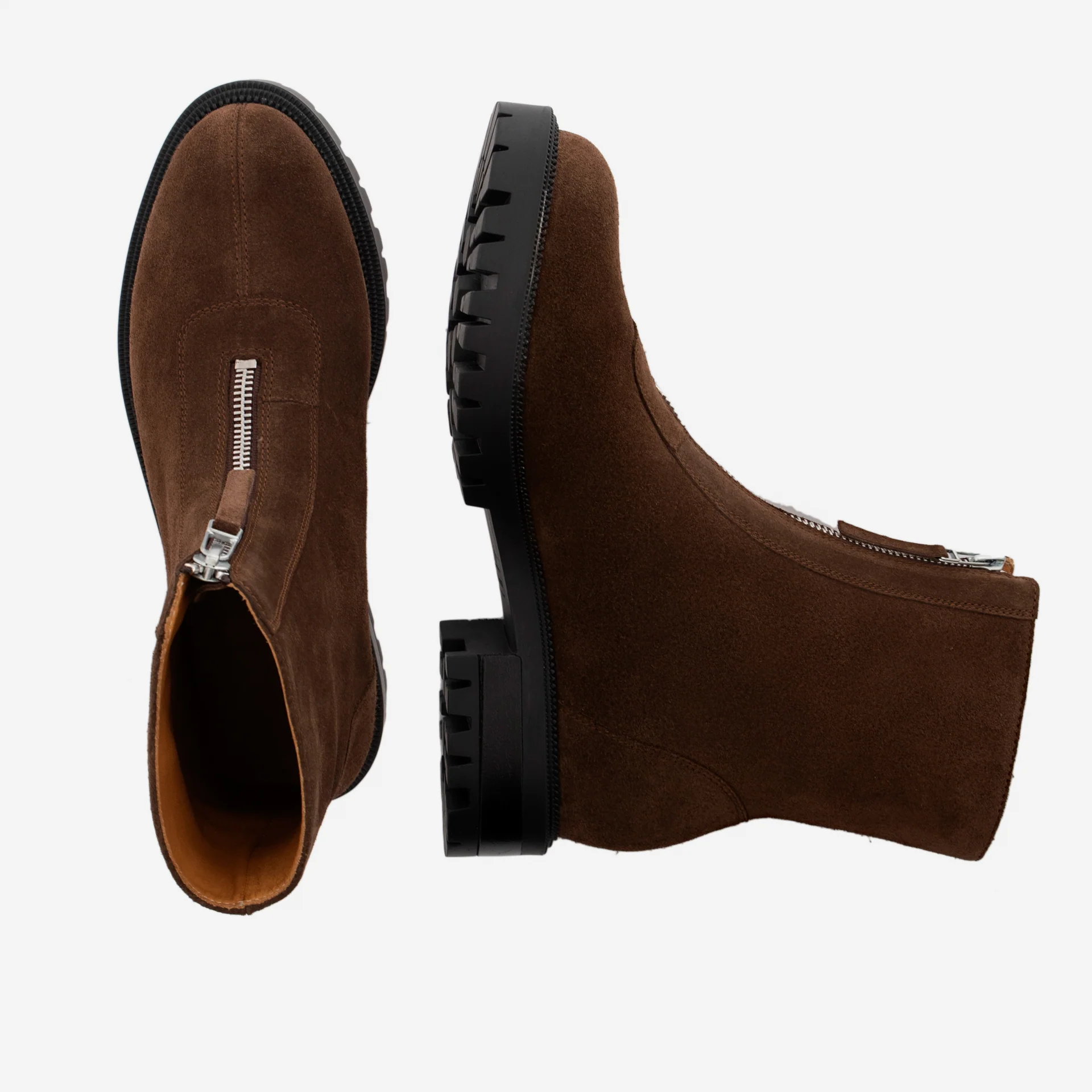 Jenna Zip Up Boots - Women’s  Water-Repellent Suede - Image 9