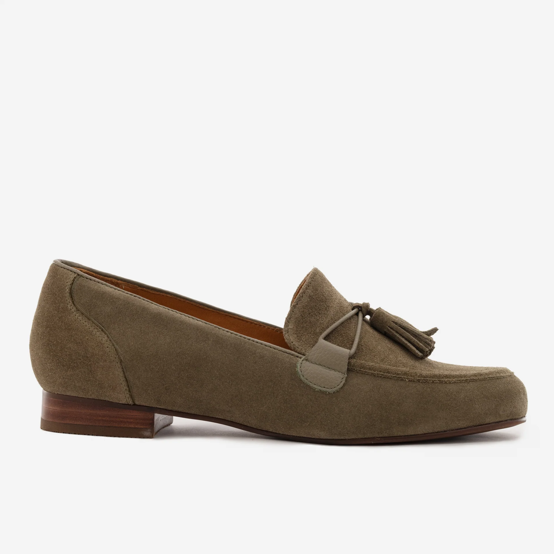 Julia Loafers - Water Repellent Suede & Full Grain Leather - Women's - Image 12