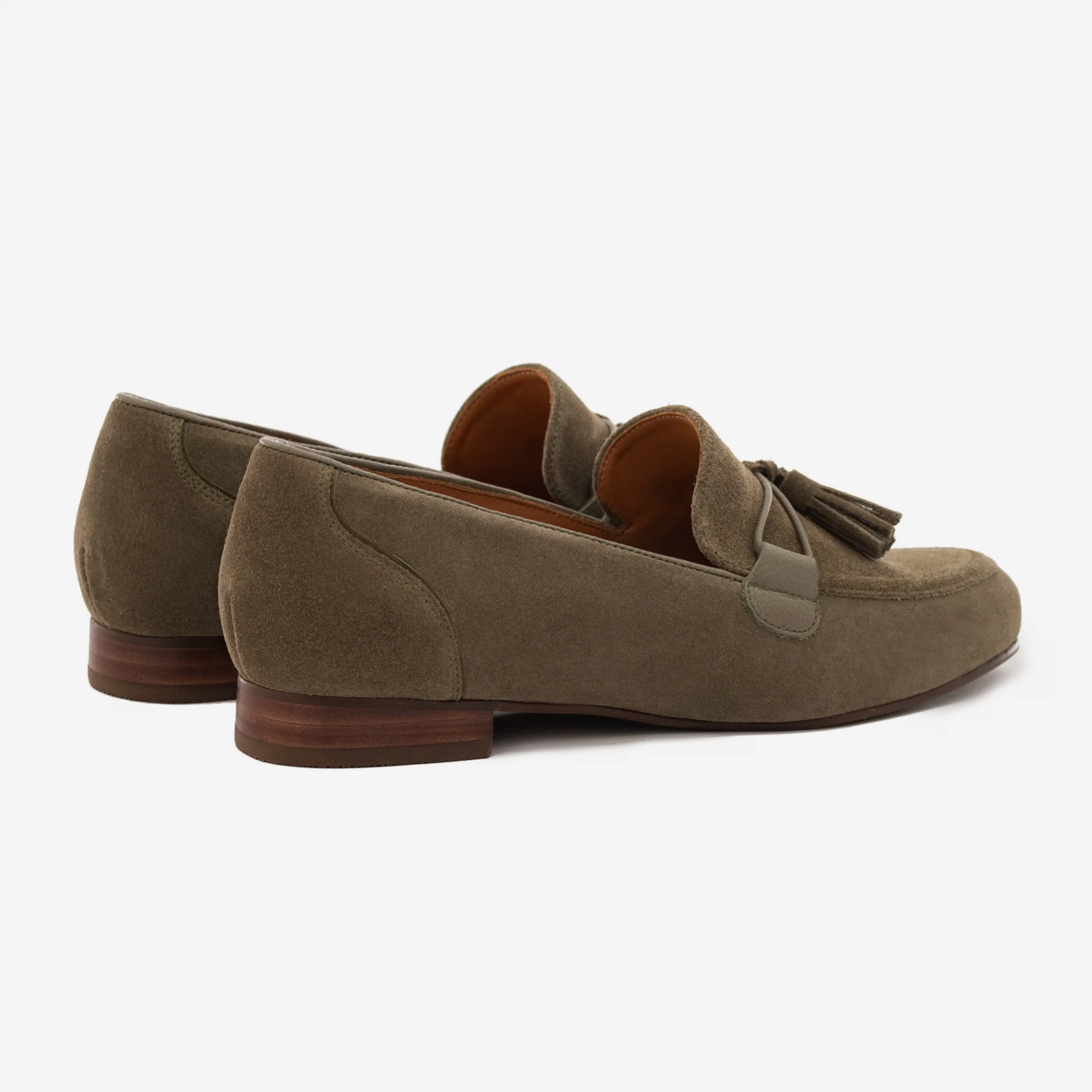 Julia Loafers - Water Repellent Suede & Full Grain Leather - Women's - Image 13