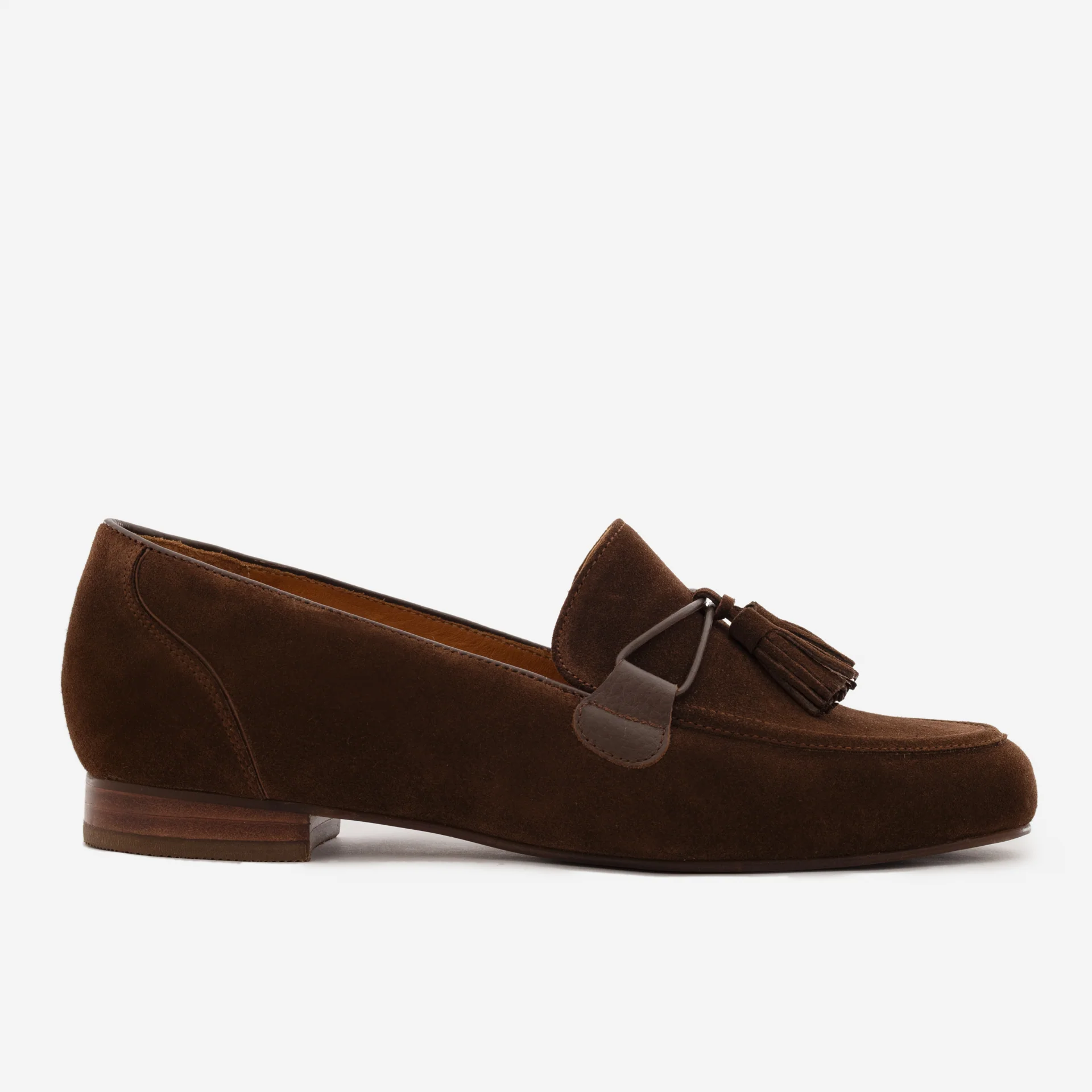 Julia Loafers - Water Repellent Suede & Full Grain Leather - Women's - Image 7