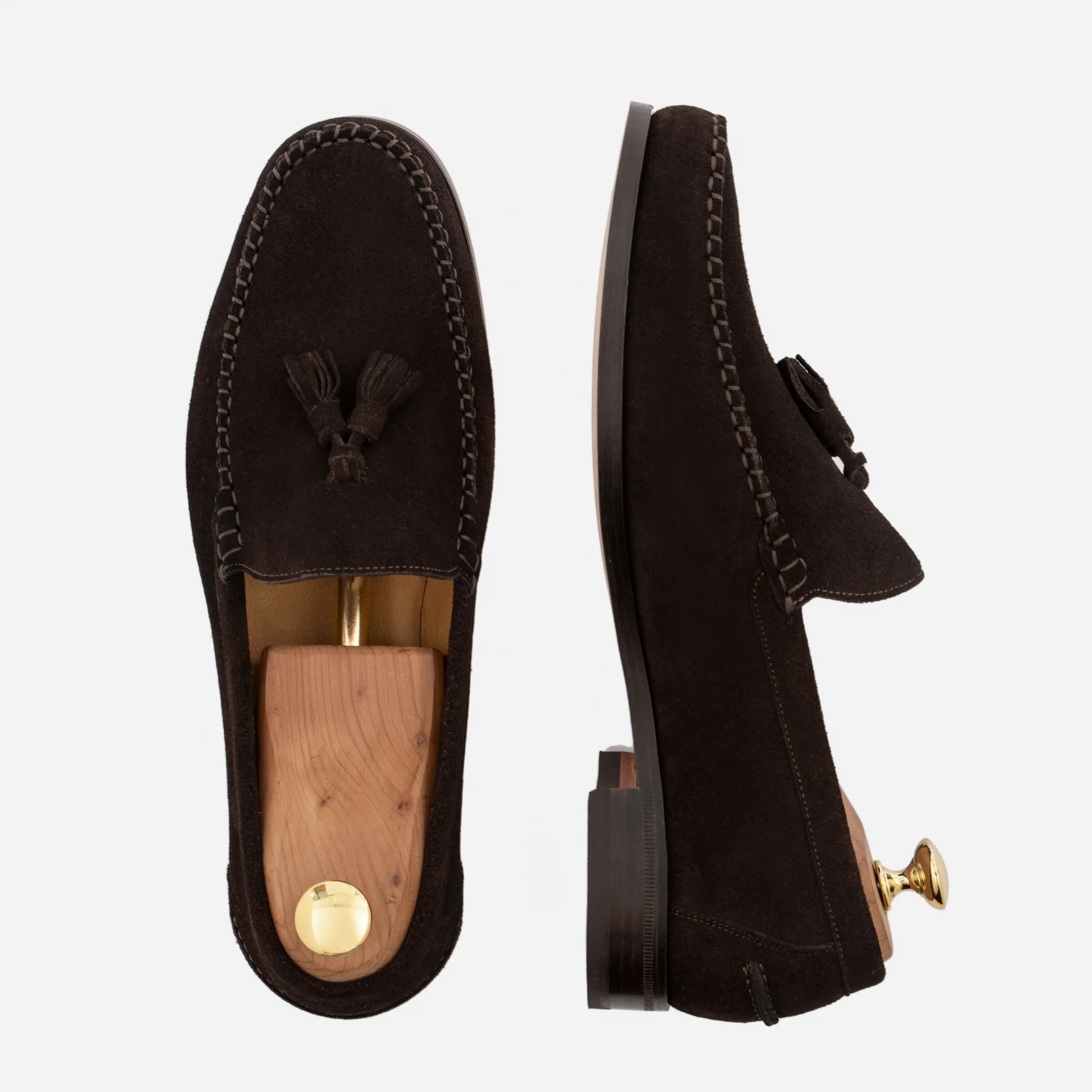 Lewis Tassel Loafer - Men’s Water-Repellent Suede - Image 4