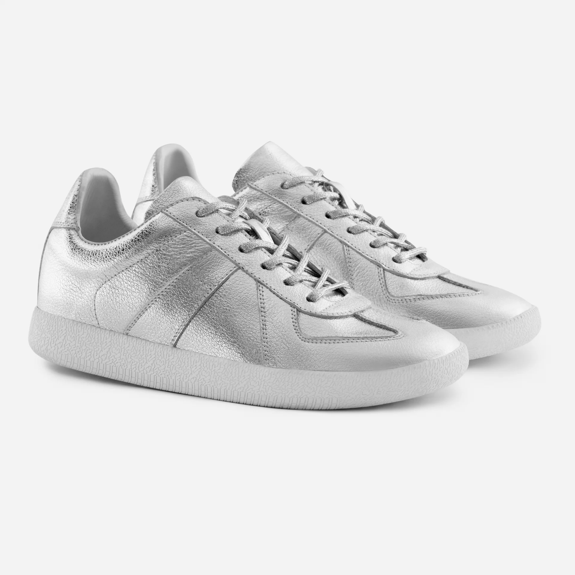 Morgen Trainers - Metallic Leather - Women's - Image 11