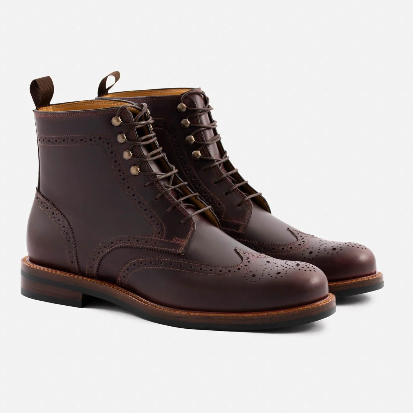 Nolan Brogue Boots - Pull-Up - Men's - Image 11