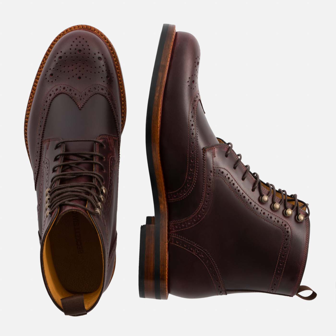 Nolan Brogue Boots - Pull-Up - Men's - Image 14