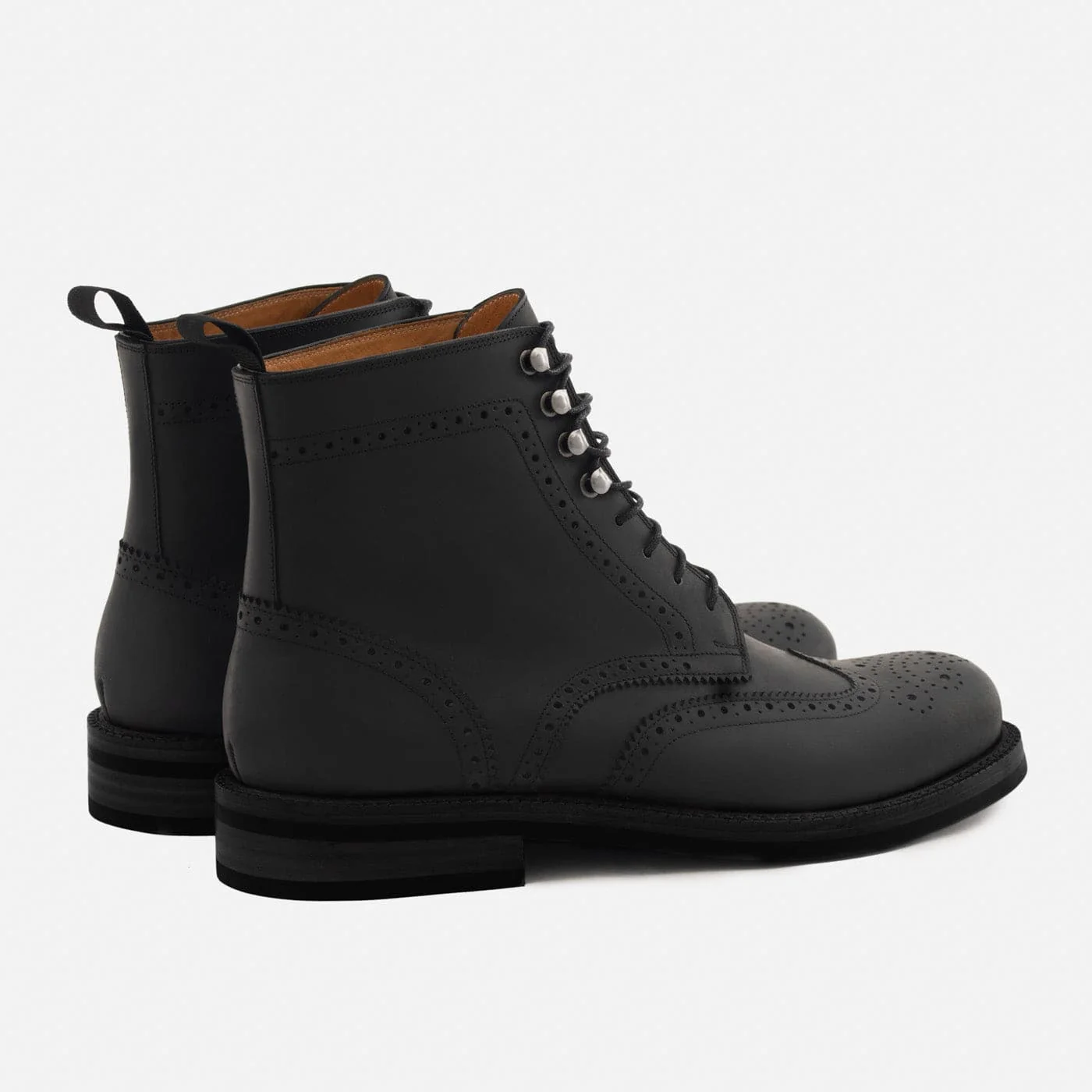 Nolan Brogue Boots - Pull-Up - Men's - Image 18