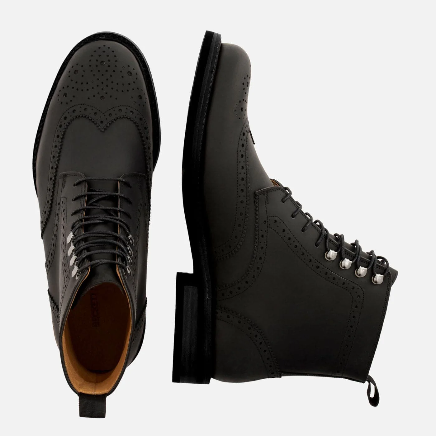 Nolan Brogue Boots - Pull-Up - Men's - Image 19