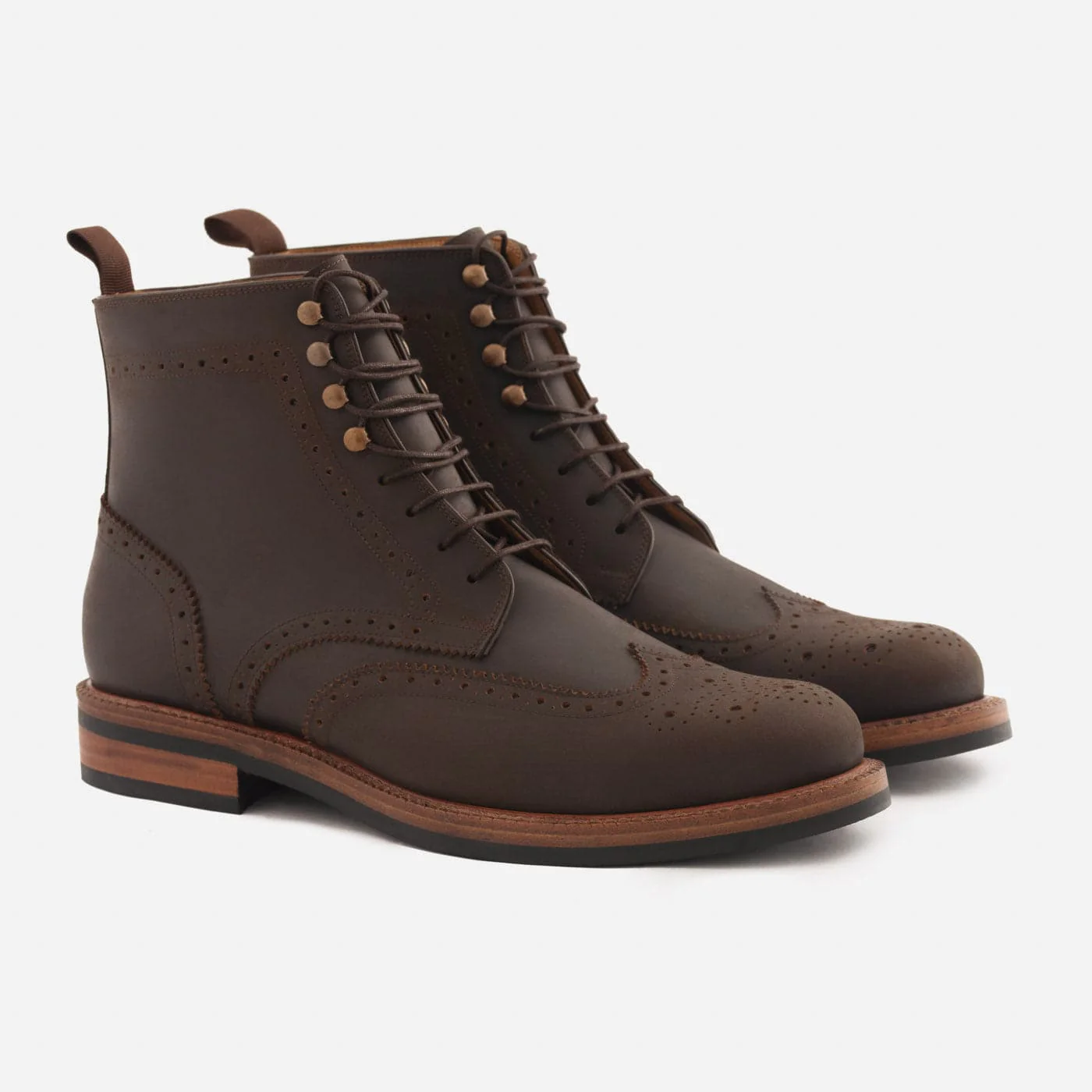 Nolan Brogue Boots - Pull-Up - Men's - Image 21