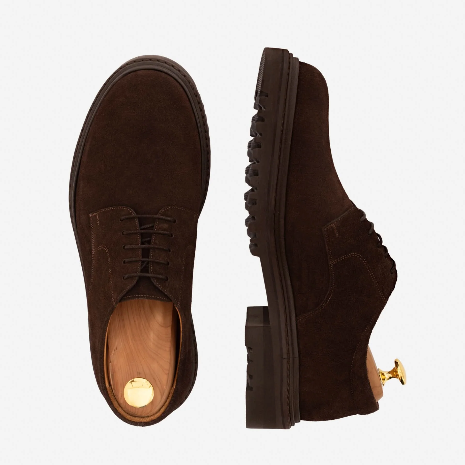 Palermo Derby - Water Repellent Suede - Men’s - Image 4