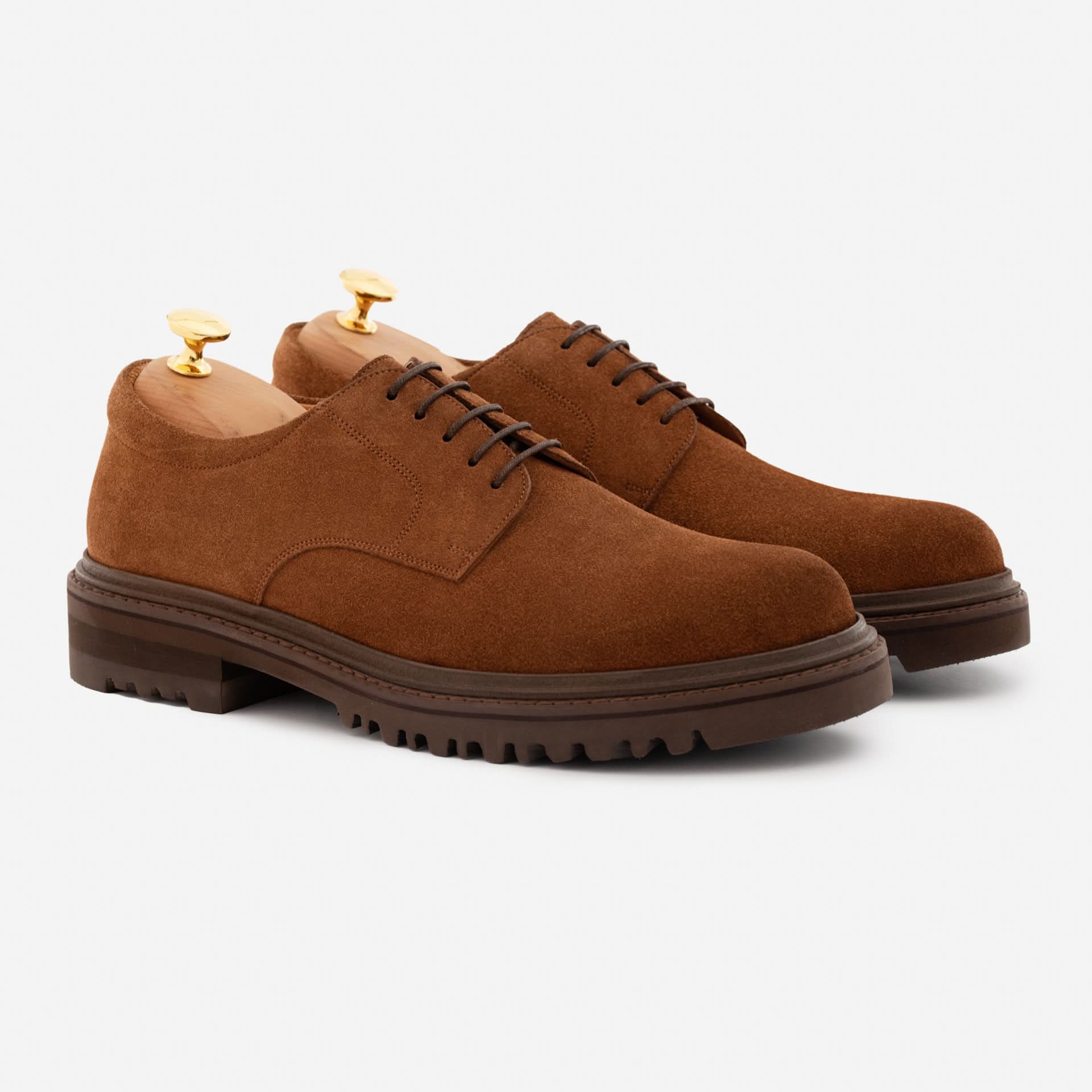 Palermo Derby - Water Repellent Suede - Men’s - Image 6