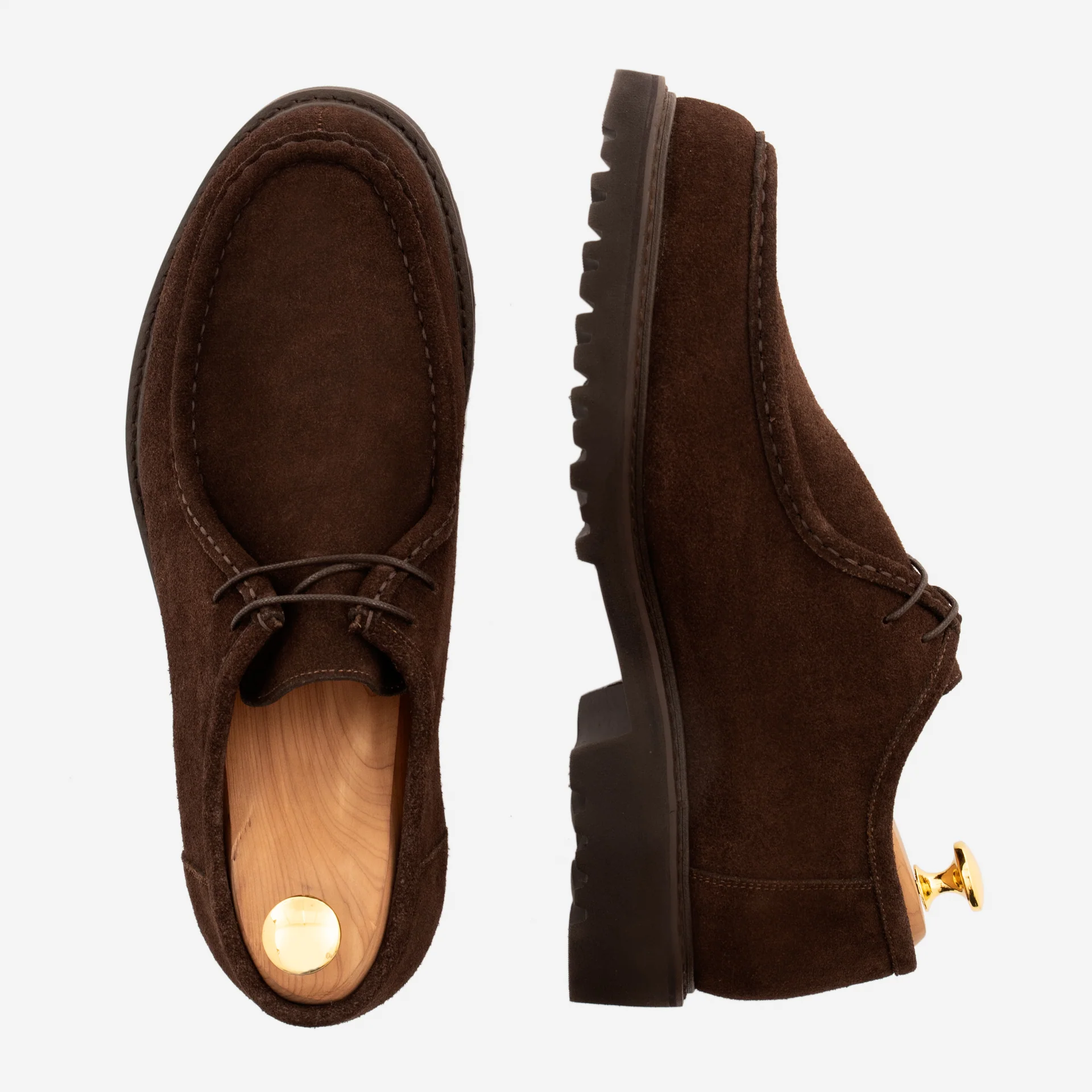 Theo Derbies - Men’s  Water-Repellent Suede - Image 4