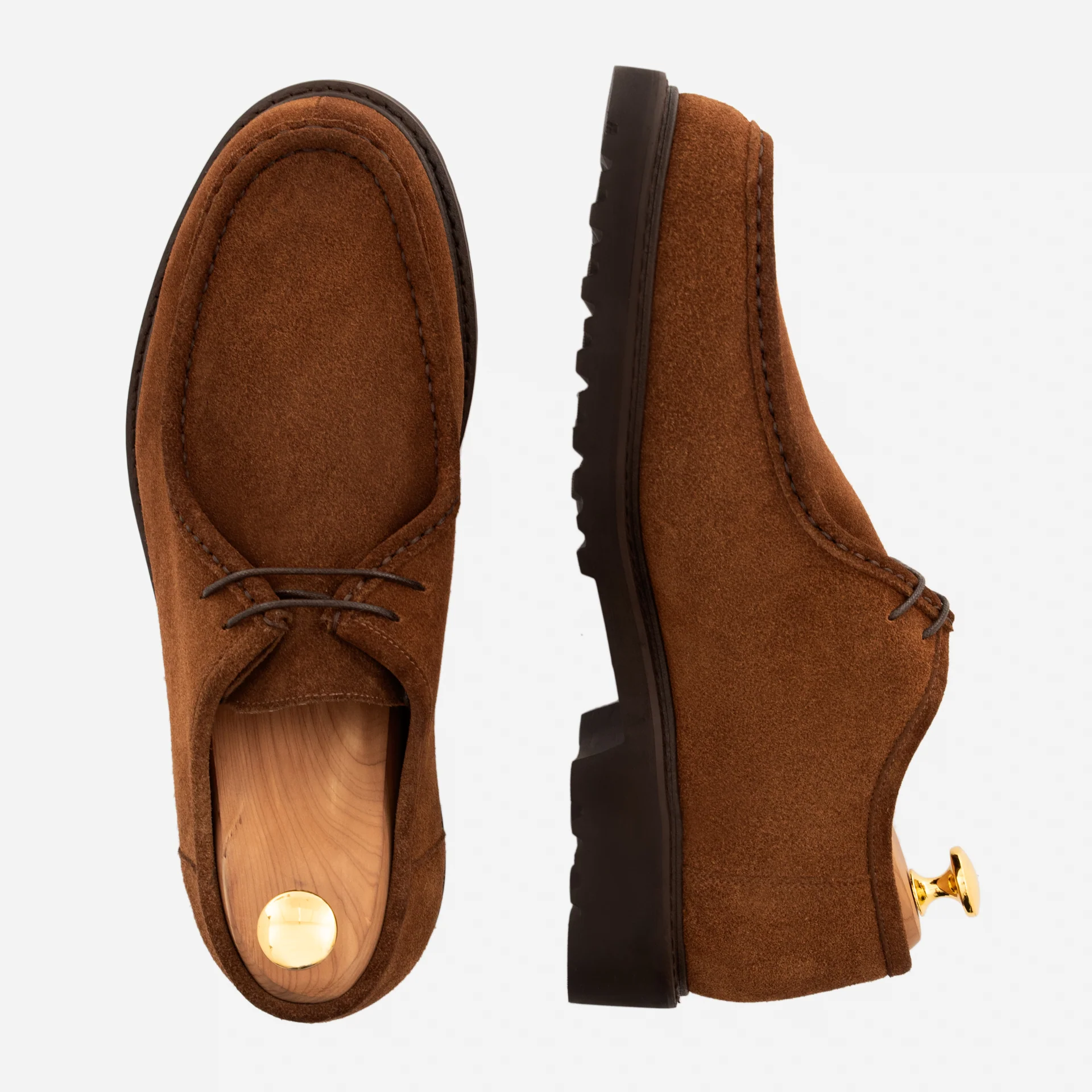 Theo Derbies - Men’s  Water-Repellent Suede - Image 9